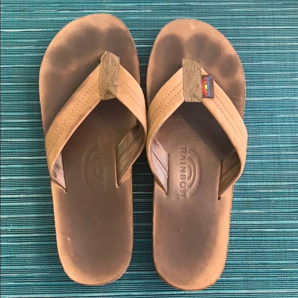 Rainbow Flip Flops